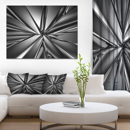 Futuristic Crystal Background'Extra Large Abstract Canvas Art Print