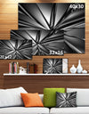 Futuristic Crystal Background'Extra Large Abstract Canvas Art Print