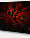 Beautiful Red 3D Crystal Design'Extra Large Abstract Canvas Art Print