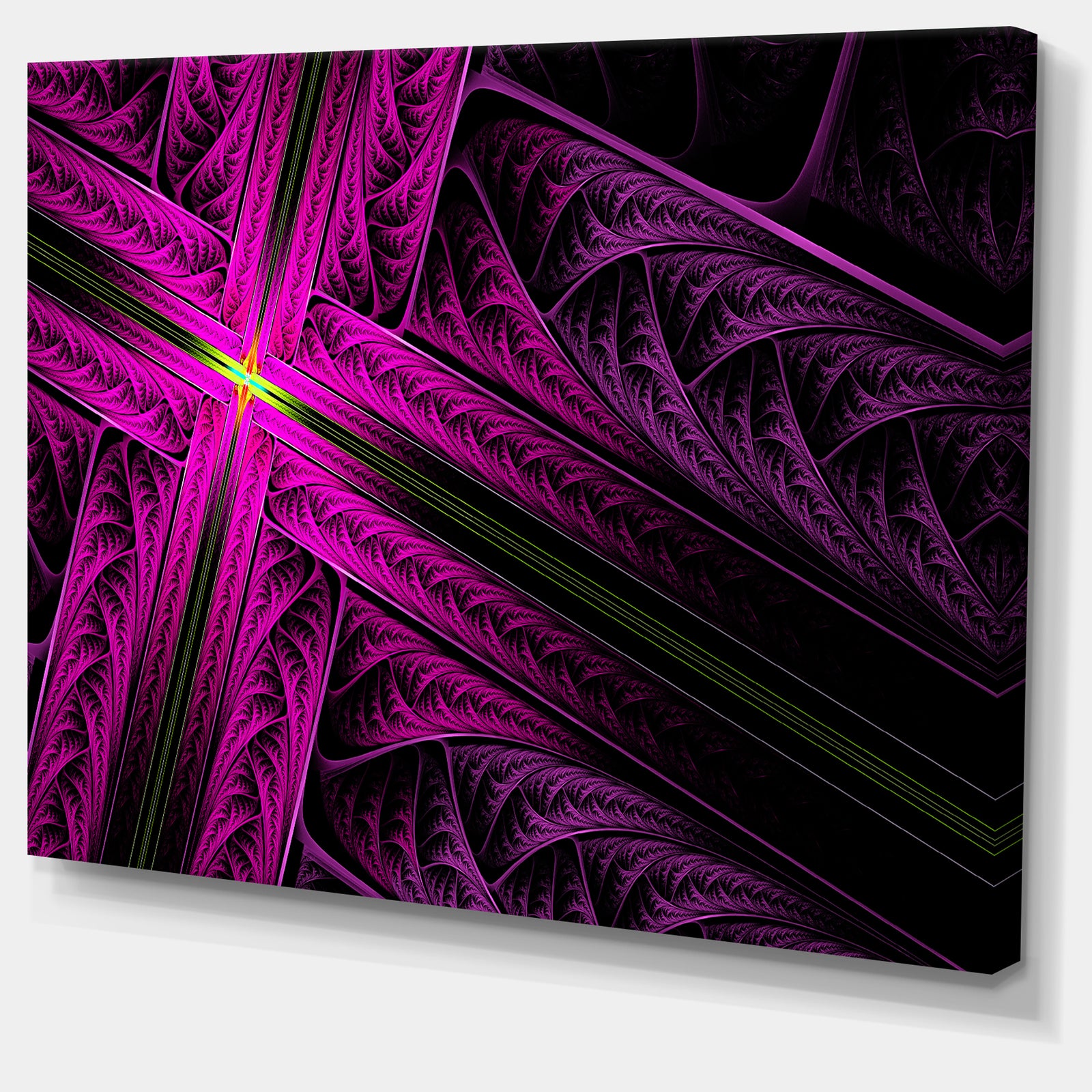 Bright Flash at the Intersection'Extra Large Abstract Canvas Art Print