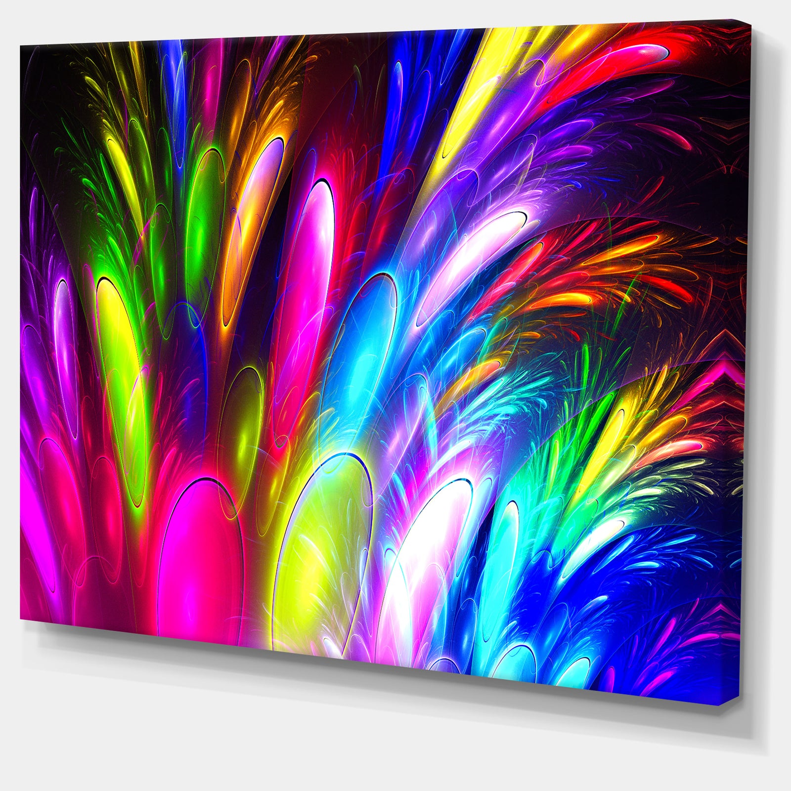Mysterious Psychedelic Design'Extra Large Abstract Canvas Art Print