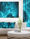 Magical Blue Psychedelic Forest'Extra Large Abstract Canvas Art Print