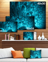 Magical Blue Psychedelic Forest'Extra Large Abstract Canvas Art Print