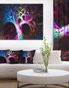 Magical Multi-color Psychedelic Tree'Extra Large Abstract Canvas Art Print