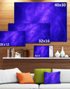 Blue Fractal Abstract Pattern - Extra Large Abstract Art on Canvas