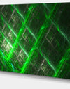 Green Abstract Metal Grill - Extra Large Abstract Art on Canvas