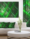 Green Abstract Metal Grill - Extra Large Abstract Art on Canvas