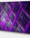 Purple Abstract Metal Grill - Extra Large Abstract Art on Canvas