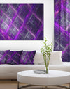 Purple Abstract Metal Grill - Extra Large Abstract Art on Canvas