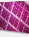 Pink Abstract Metal Grill - Extra Large Abstract Art on Canvas