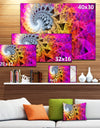 Colorful Spiral Kaleidoscope - Abstract Wall Art Canvas