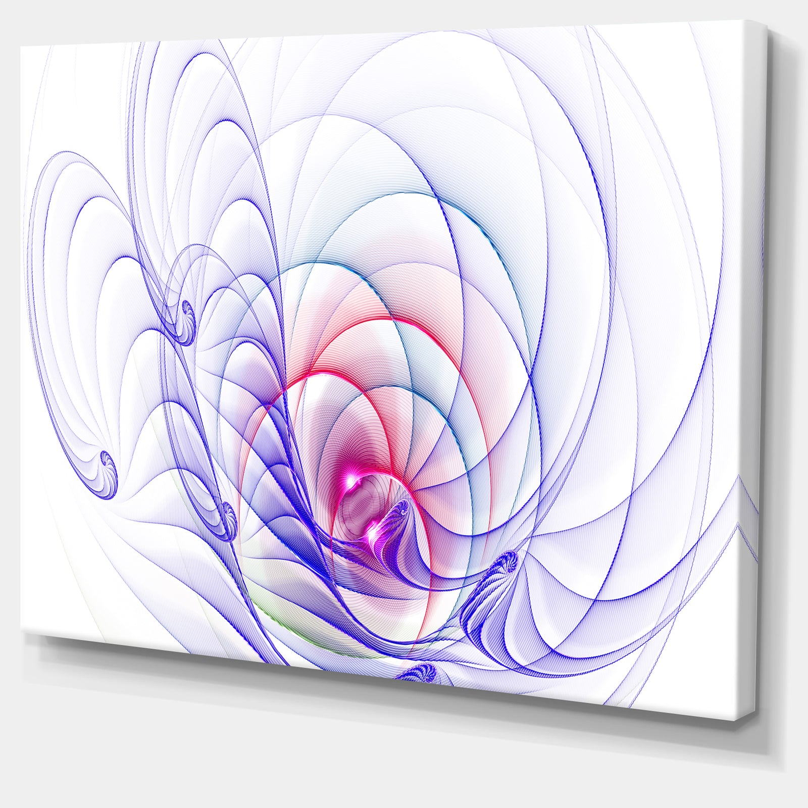 3D Blue Surreal Illustration - Abstract Wall Art Canvas