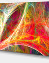 Mystic Red Fractal Wallpaper - Abstract Wall Art Canvas