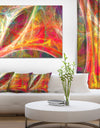 Mystic Red Fractal Wallpaper - Abstract Wall Art Canvas