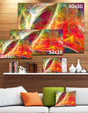 Mystic Red Fractal Wallpaper - Abstract Wall Art Canvas