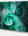 Mystic Turquoise Fractal Wallpaper - Abstract Wall Art Canvas