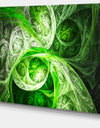 Mystic Green Fractal Wallpaper - Abstract Wall Art on Canvas