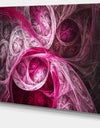 Mystic Pink Fractal Wallpaper - Abstract Wall Art Canvas