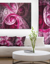 Mystic Pink Fractal Wallpaper - Abstract Wall Art Canvas