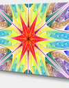 Beautiful Colorful Stained Glass - Abstract Wall Art Canvas