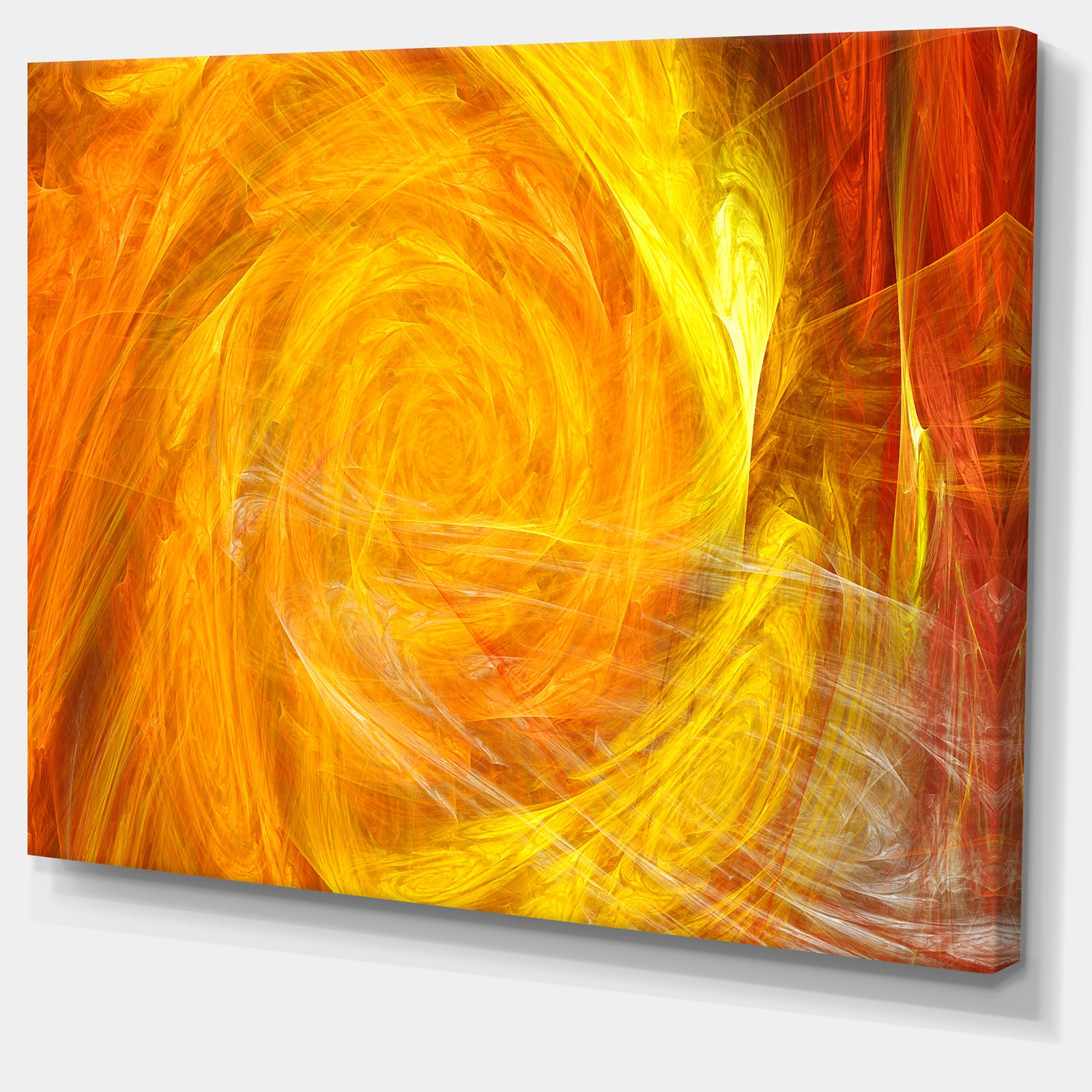 Mystic Abstract Fractal Rose - Abstract Wall Art Canvas