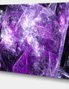Mystic Purple Fractal Wallpaper - Abstract Wall Art Canvas