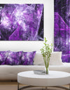 Mystic Purple Fractal Wallpaper - Abstract Wall Art Canvas