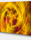 Mystic Golden Fractal Wallpaper - Abstract Wall Art Canvas