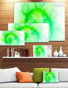 Beautiful Bright Green Pattern - Abstract Wall Art Canvas