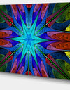 Stained Glass with Multi-Color Stars - Abstract Wall Art Canvas