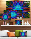 Stained Glass with Multi-Color Stars - Abstract Wall Art Canvas