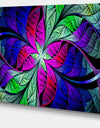 Multi-Color Stained Glass Texture - Abstract Wall Art on Canvas