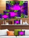 Pink Fractal Circles and Curves - Abstract Wall Art on Canvas