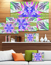 Extraordinary Fractal Light Green Art - Large Wall Art on Canvas