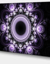 Light Purple Pattern with Circles - Large Wall Art on Canvas