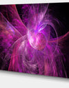 Purple Fractal Large Illustration - Large Wall Artwork