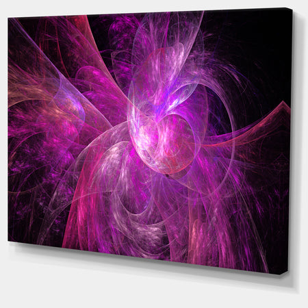 Purple Fractal Large Illustration - Large Wall Artwork