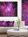 Purple Fractal Large Illustration - Large Wall Artwork