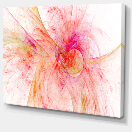 Pink Fractal Large Illustration - Large Wall Artwork