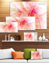 Pink Fractal Large Illustration - Large Wall Artwork