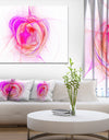 Pink Fractal Explosion Supernova - Large Glossy Canvas Art Print