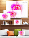 Pink Fractal Explosion Supernova - Large Glossy Canvas Art Print