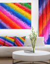 Multi-Color Polygonal Pencils - Large Glossy Canvas Art Print