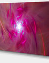 Pink Fractal Whirlpool Design - Abstract Wall Art Canvas