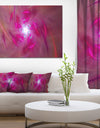 Pink Fractal Whirlpool Design - Abstract Wall Art Canvas