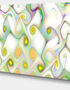 Beautiful Fractal Pattern with Swirls - Abstract Wall Art Canvas