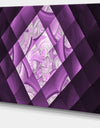 Purple Pixel Field of Squares - Abstract Wall Art Canvas