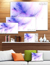 Bright Blue Veins of Marble - Abstract Wall Art Canvas