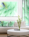 Light Green Veins of Marble - Abstract Wall Art Canvas