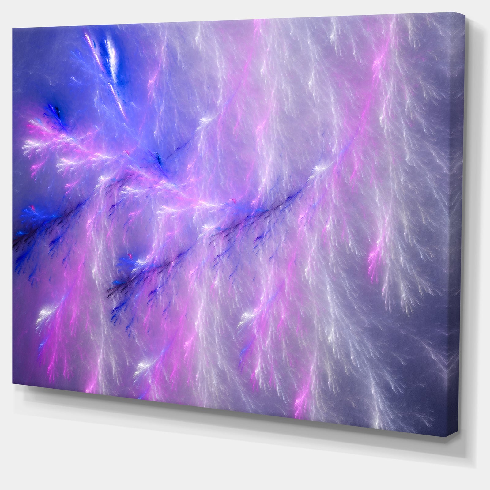 Mystic Blue Thunder Sky - Abstract Wall Art on Canvas